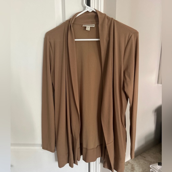 Dana Buchman Women Cardigan Medium Tan Beige - Picture 1 of 10